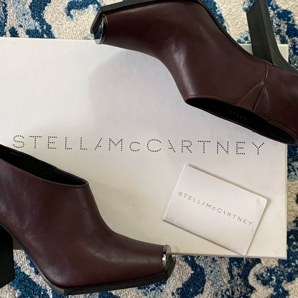 Stella McCartney Plum Burgundy Pumps 6.5 NIB! - Picture 11 of 16